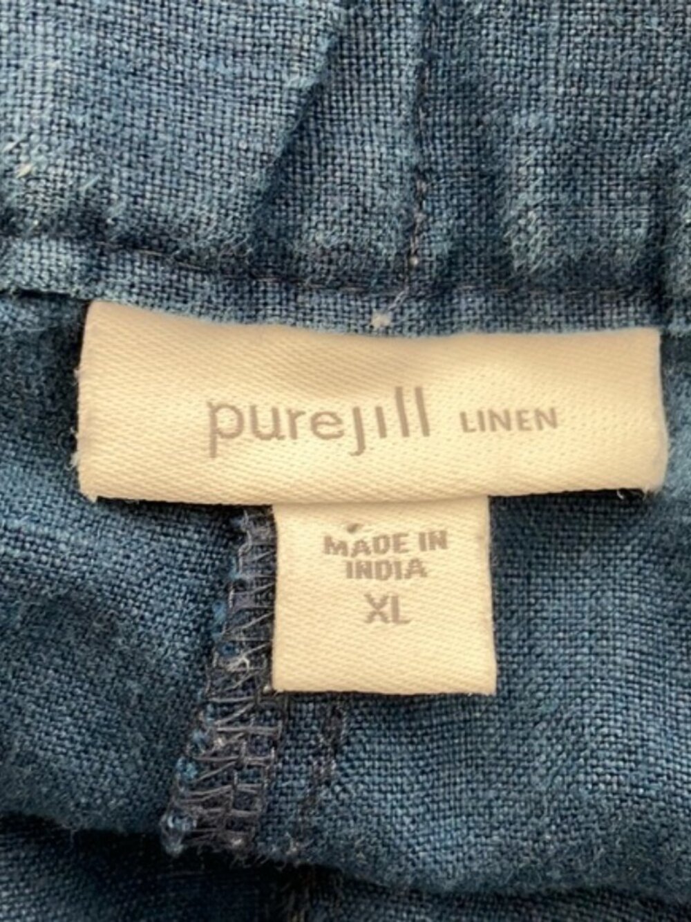 J. Jill Pure Jill Linen Crop Pants - Picture 7 of 9